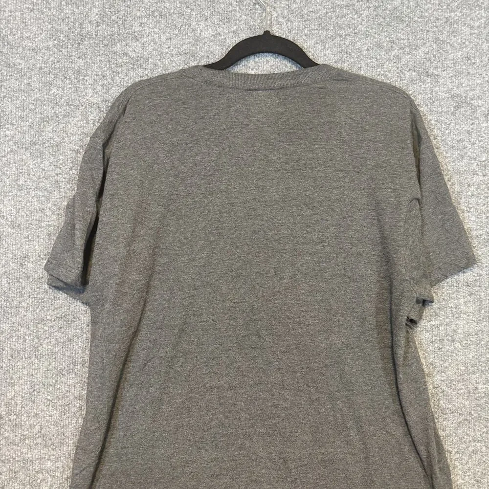 Vintage Nike Shirt Mens Large Gray‎ Swoosh Crewneck Short Sleeve TShirt USA